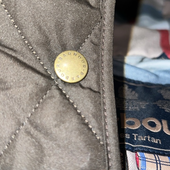 Barbour Millfire Brown Hooded Quilted Coat - Picture 6 of 6